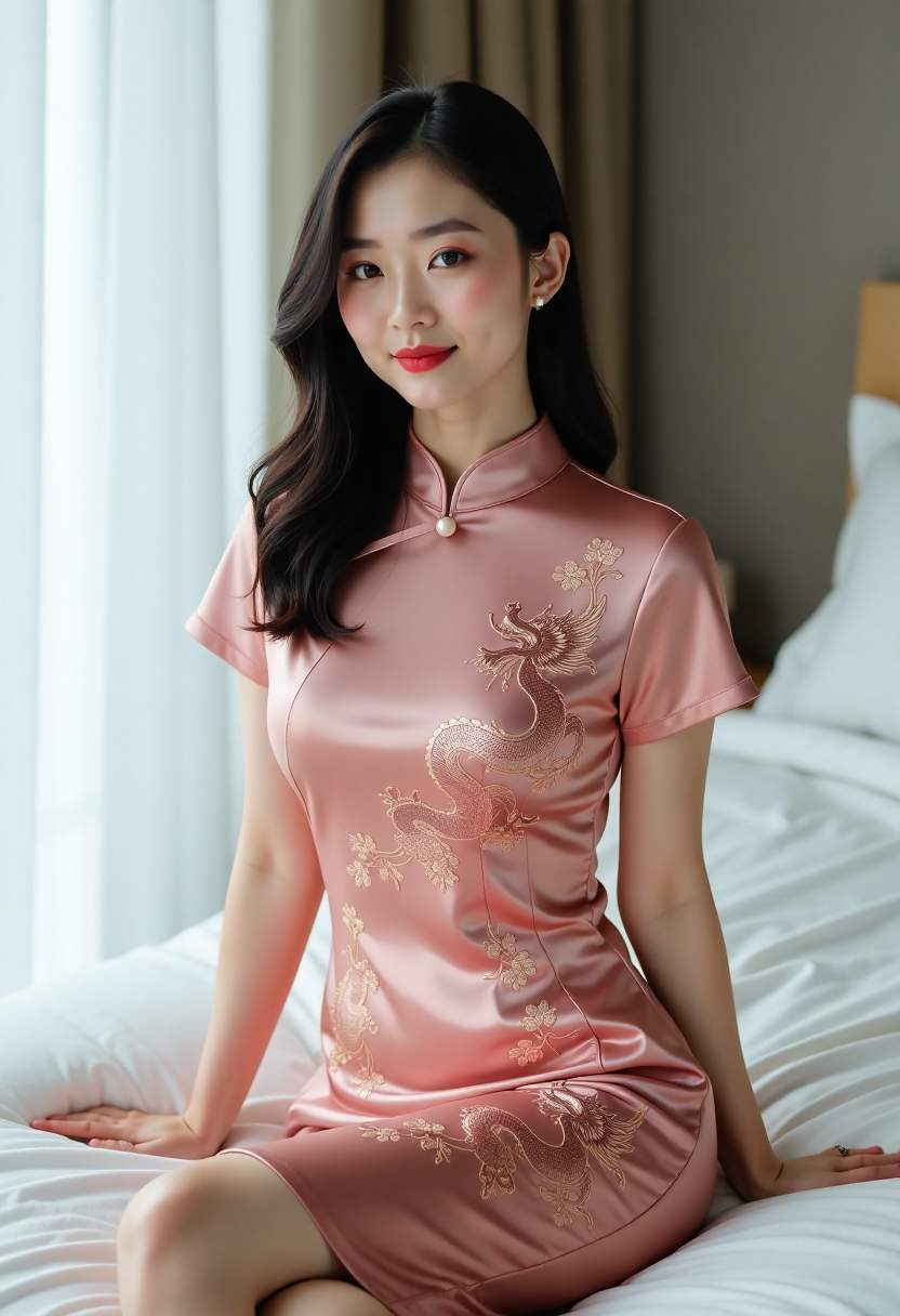 夜雨中的红桥体育馆